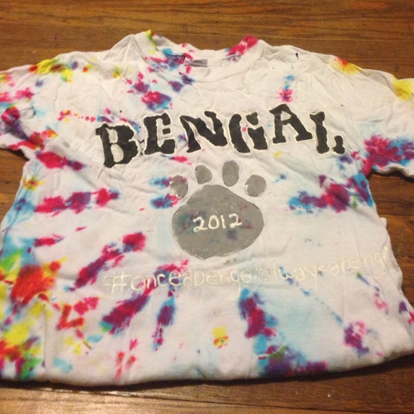 Custom made tie dye shirt