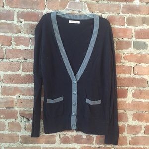 Black and Grey Cardigan