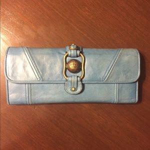 Juicy Couture Blue Leather Wallet