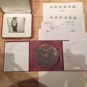 18K GOLD & STEEL TANK FRANÇAISE WATCH
MEDIUM MODEL