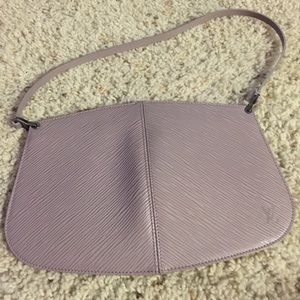 LV epi leather pochette