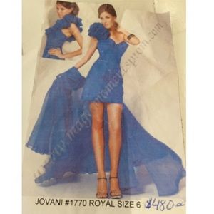 Royal Blue Jovani Cocktail Dress