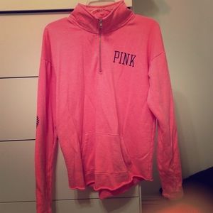 Victoria Secret PINK half zip pullover