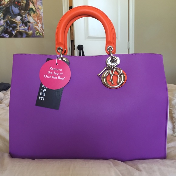 Dior Handbags - Christian Dior Smooth Calfskin Large Diorissimo