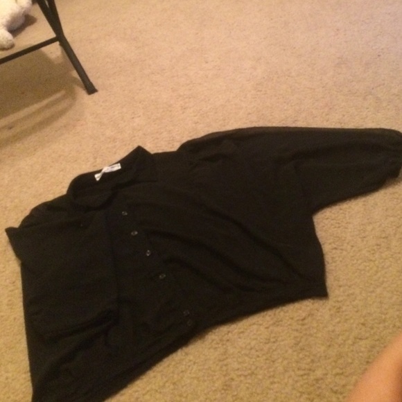 Black button up