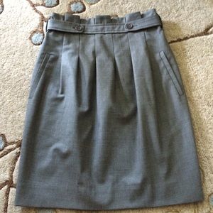 BCBG Max Azria Grey Skirt 0