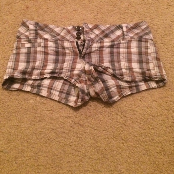 Plaid shorts