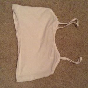 White bralette