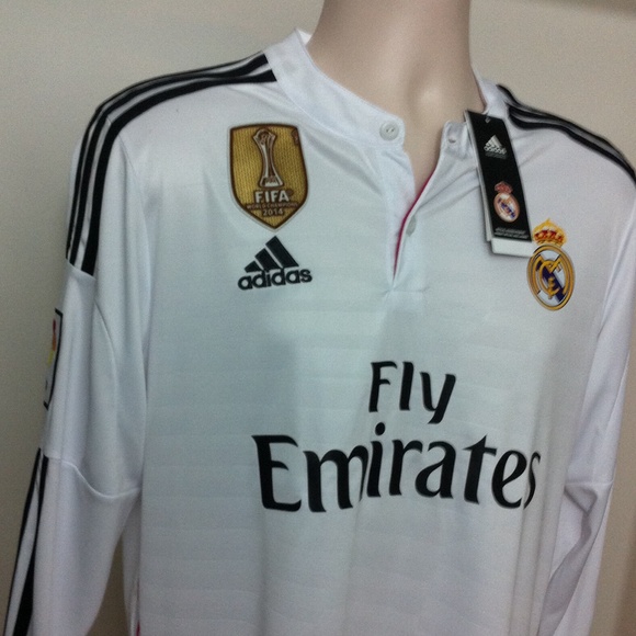 Adidas Tops - Real Madrid Football Long Sleeve Soccer Jersey Adidas Tops - Real Madrid Football Long Sleeve Soccer Jersey