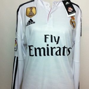 Adidas Tops - Real Madrid Football Long Sleeve Soccer Jersey Adidas Tops - Real Madrid Football Long Sleeve Soccer Jersey