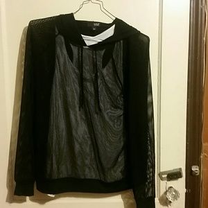Mesh hoodie!