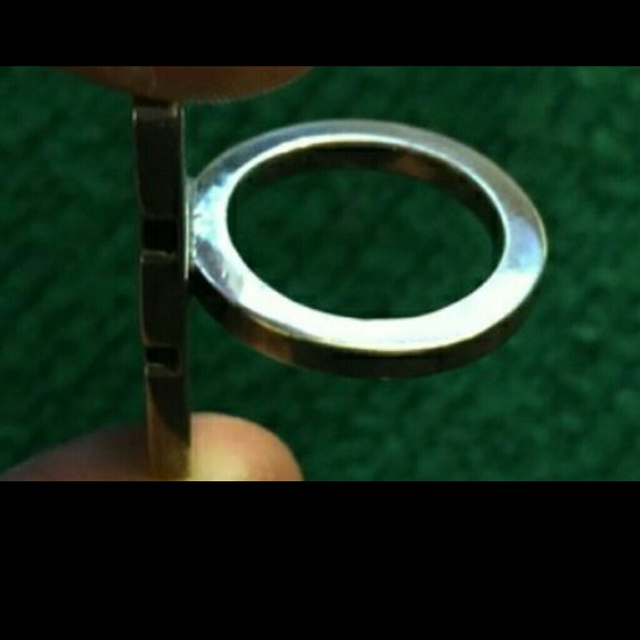 SALE Sterling Silver Turquoise Ring sz 8.5 - Picture 3 of 3