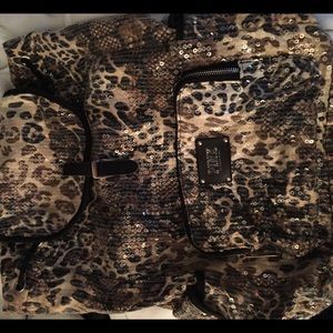 Cheetah PINK book bag