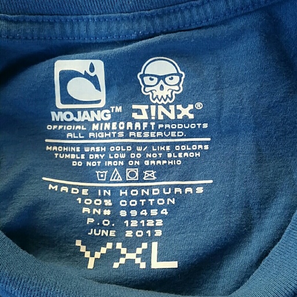 Mindcraft blue tee - Picture 2 of 2