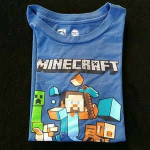 Mindcraft blue tee