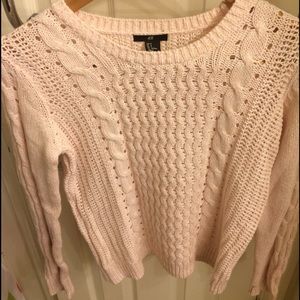 H&M pink sweater