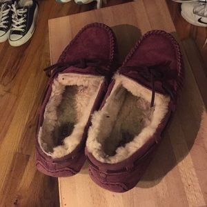 Purple Moccasin Uggs size 7