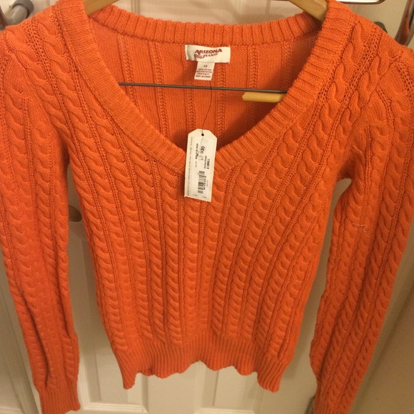 Orange sweater