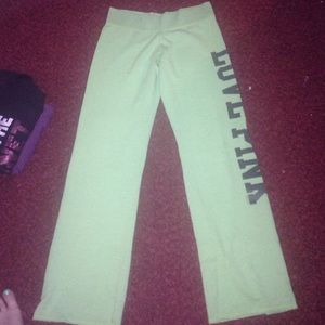 sweat pants from pink