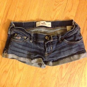 Hollister jean shorts