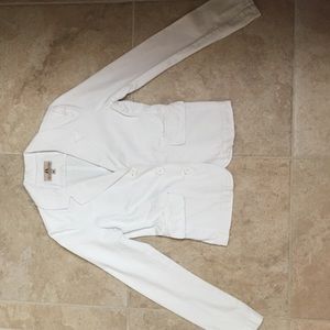 White denim jacket