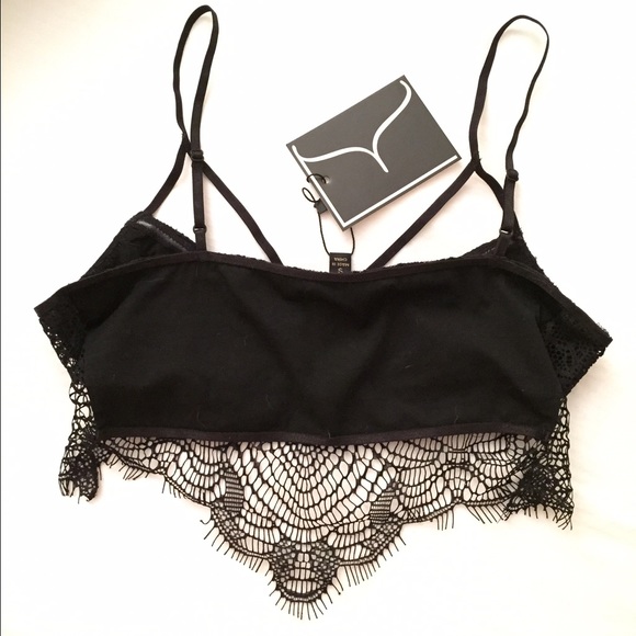 💥BOGO 1/2 off💥 BLACK LACE CAGED BRALETTE! - Picture 2 of 4