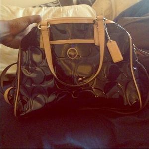 ON HOLD ! Coach handbag with adjustable strap