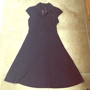 Navy Blue Cotton Dress