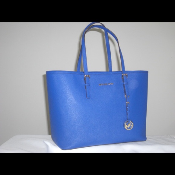 Michael Kors Authentic Blue Leather handbag - Picture 1 of 4