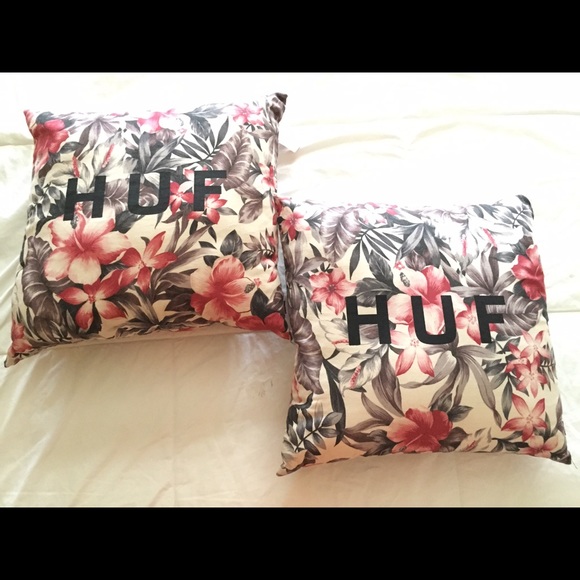 2 HUF pillows brand new with tags