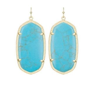 ISO One Kendra Scott Danielle in turquoise
