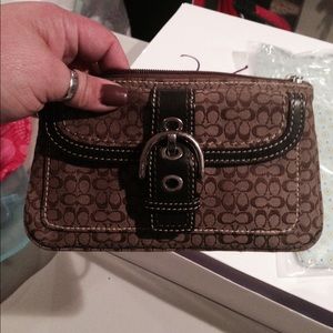 Coach wristlets with matching lanyard