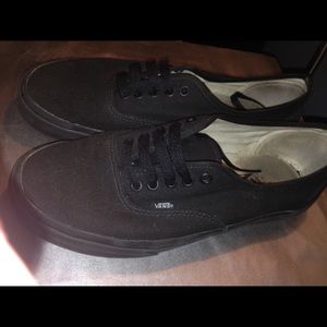 Black classic Vans