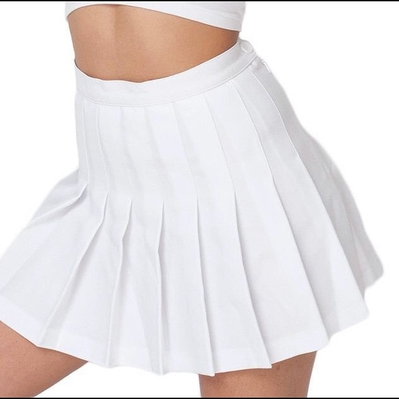 NWT AMERICAN APPAREL WHITE TENNIS SKIRT MEDIUM