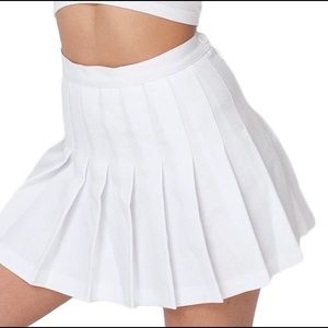 NWT AMERICAN APPAREL WHITE TENNIS SKIRT MEDIUM