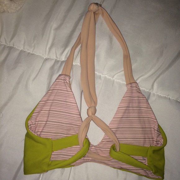 NWOT ACACIA swimwear lilikikoi biarritz top Small - Picture 2 of 4