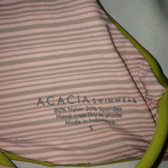 NWOT ACACIA swimwear lilikikoi biarritz top Small - Picture 3 of 4