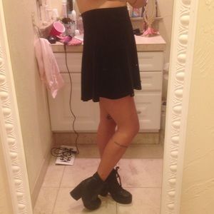 vintage floral and velvet 2 skirts-bundle