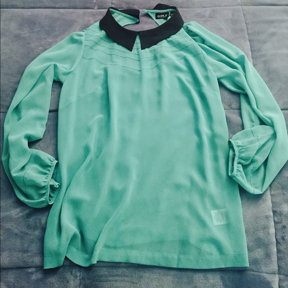 Tiffany blue blouse