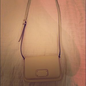White leather Kate Spade cross body