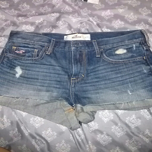 Hollister high waisted denim short