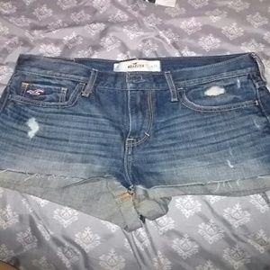 Hollister high waisted denim short