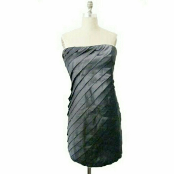 Ark & Co charcoal strapless dress