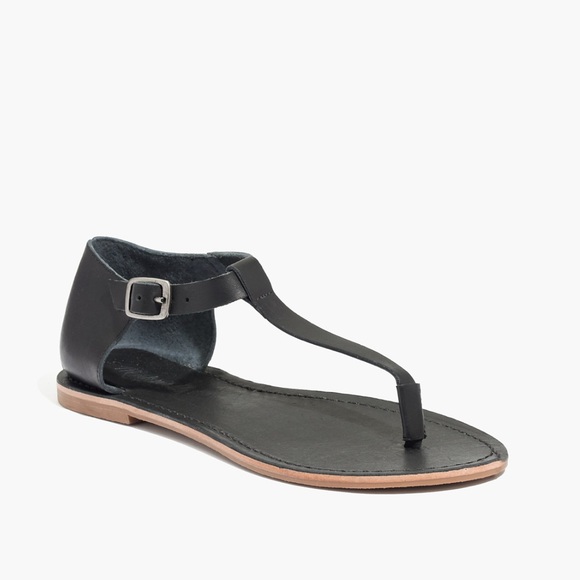 Madewell Sightseer T-Strap Thong Sandal