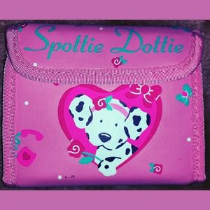 Vintage Sanrio Wallet Spottie Dottie Velcro 1993
