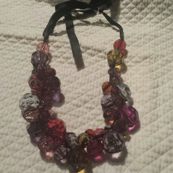 Large Acrylic Bead Necklace
