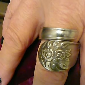 Spoon ring stainless steel