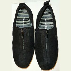 Merrell Barrado Leather Black Athletic Sneakers