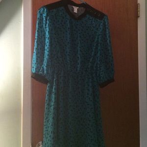 80s Style Chiffon Dress
