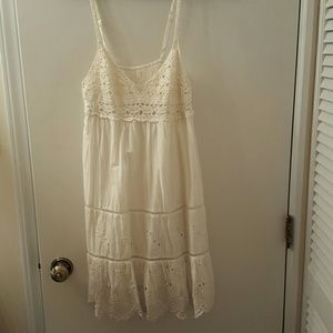 White lace sundress